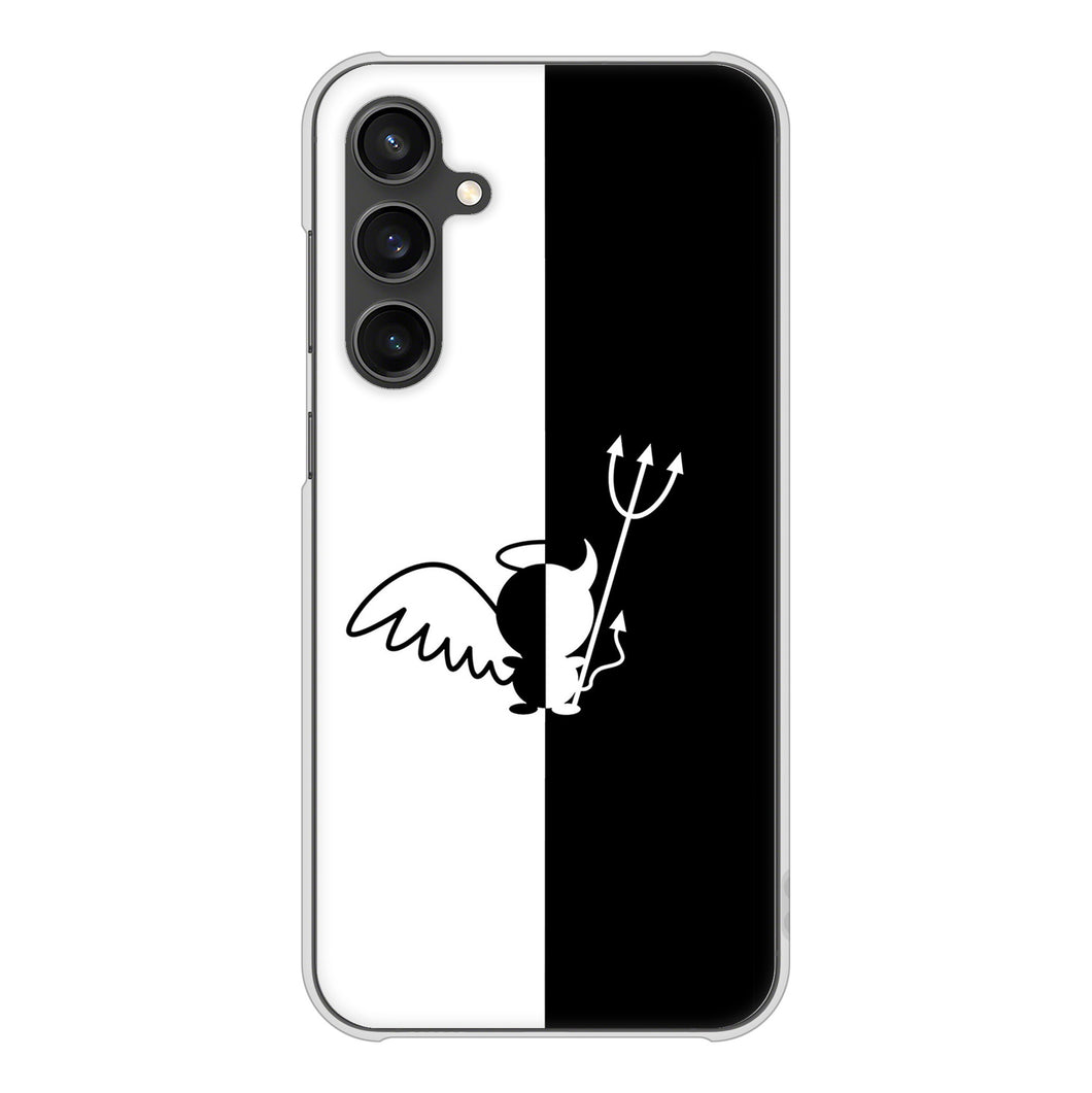 Galaxy S23 FE SCG24 au 高画質仕上げ 背面印刷 ハードケース 【027 ハーフデビット】