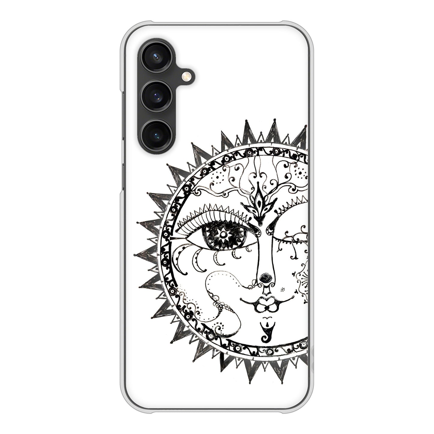 Galaxy S23 FE SCG24 au 高画質仕上げ 背面印刷 ハードケース 【207 太陽神】