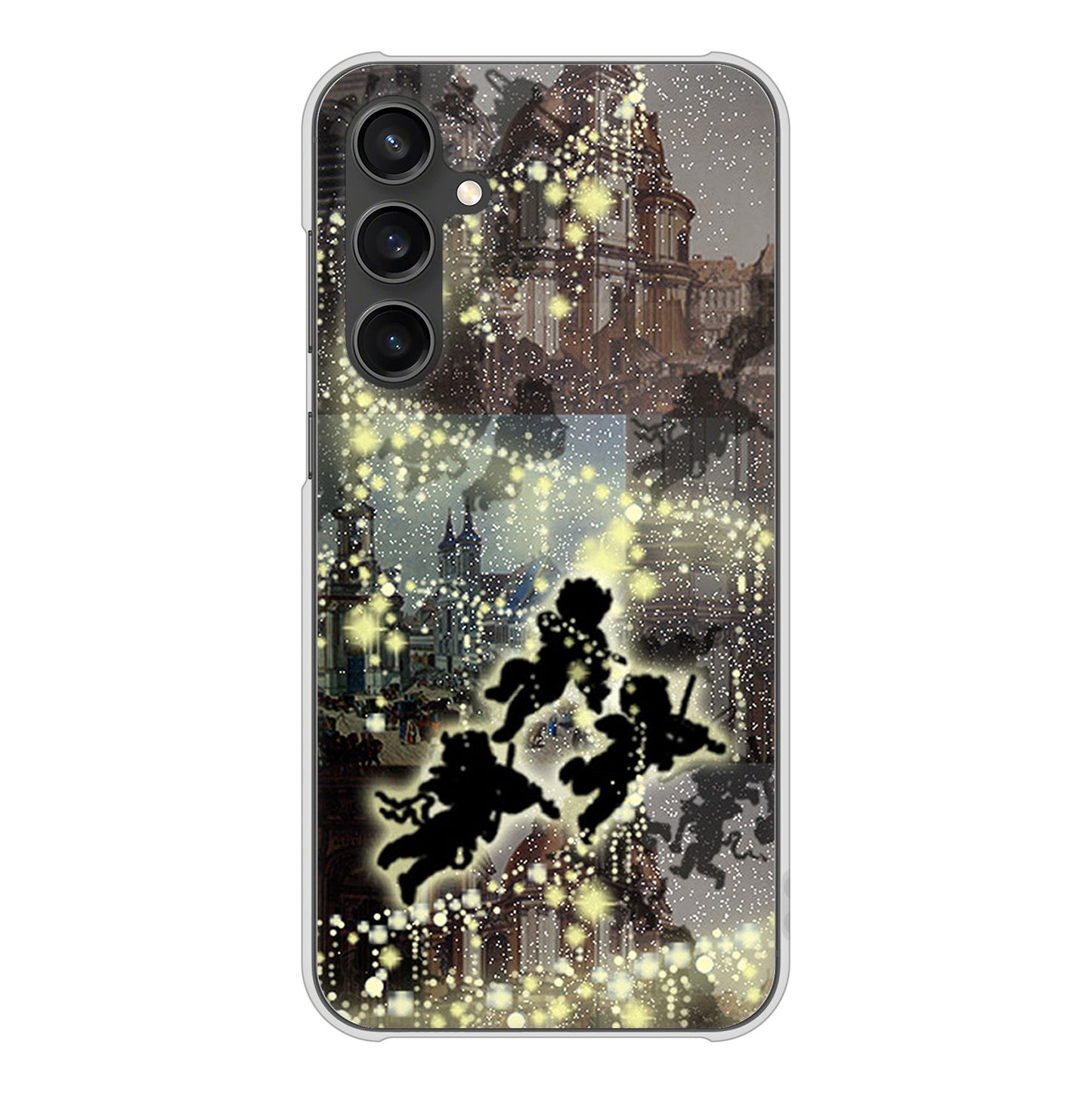 Galaxy S23 FE SCG24 au 高画質仕上げ 背面印刷 ハードケース 【253 天使の音楽隊】