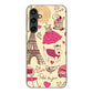 Galaxy S23 FE SCG24 au 高画質仕上げ 背面印刷 ハードケースLOVE フランス