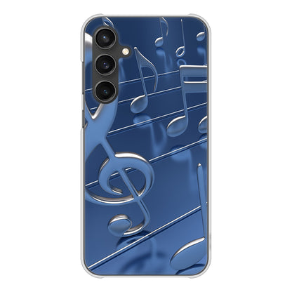 Galaxy S23 FE SCG24 au 高画質仕上げ 背面印刷 ハードケース音符