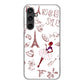 Galaxy S23 FE SCG24 au 高画質仕上げ 背面印刷 ハードケースLOVE フランス