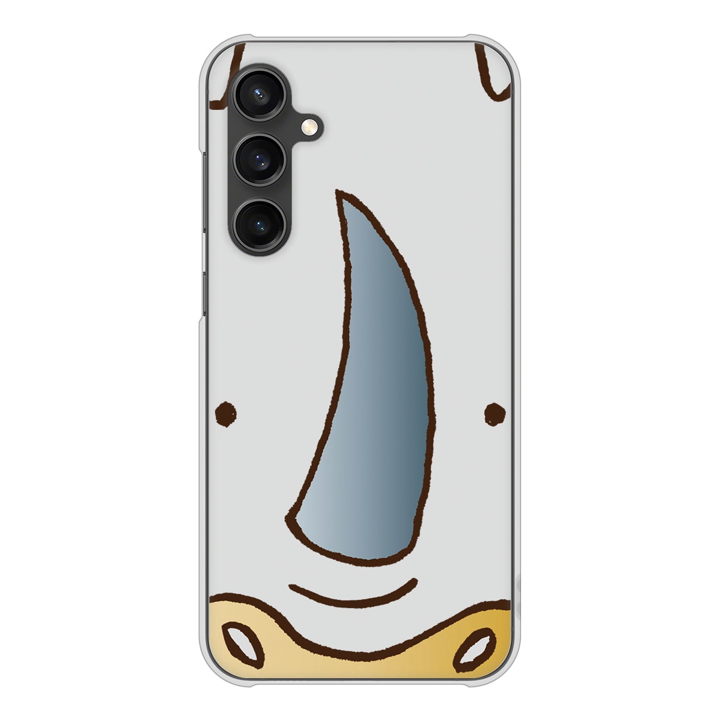 Galaxy S23 FE SCG24 au 高画質仕上げ 背面印刷 ハードケースドアップアニマル