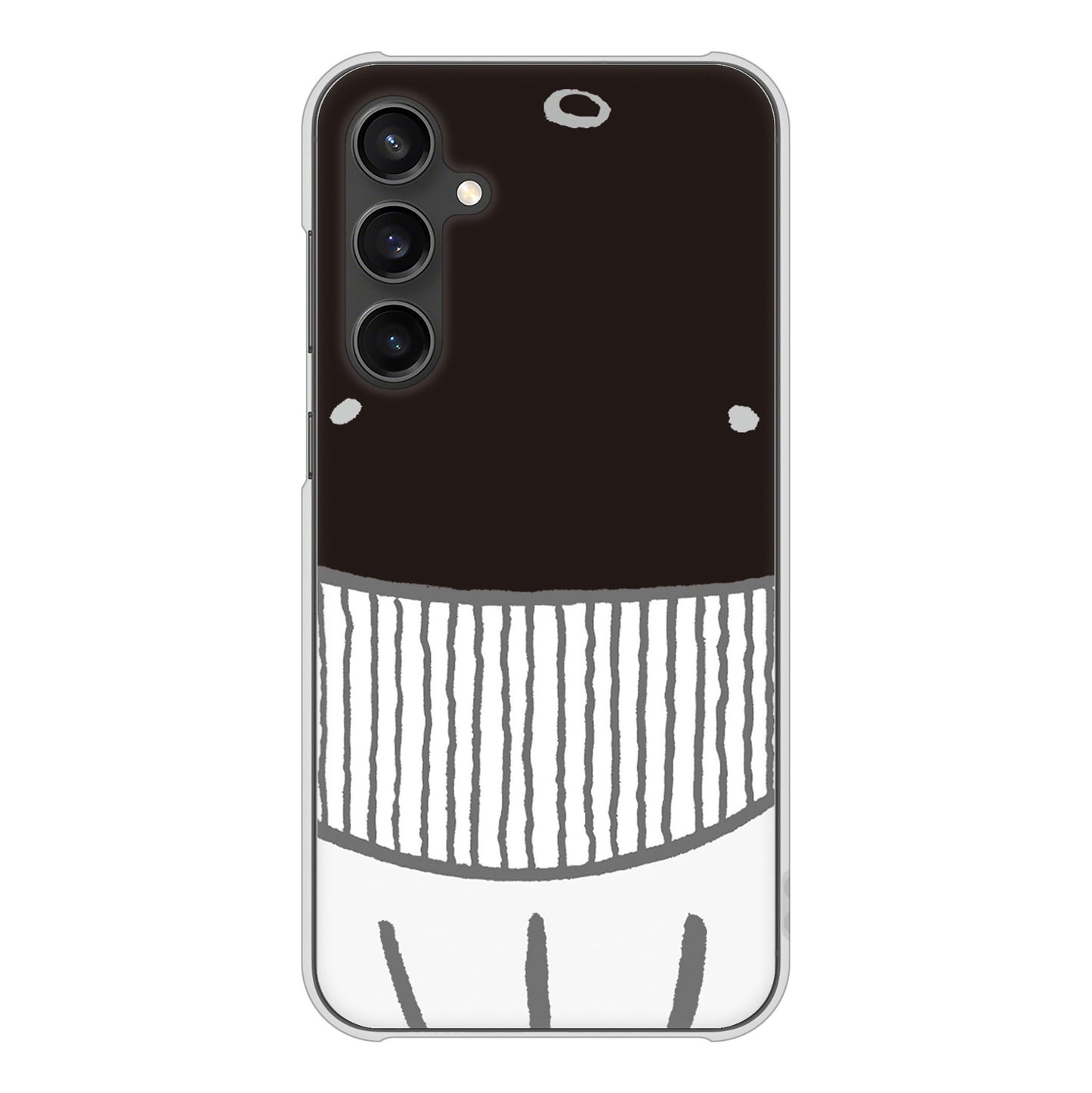 Galaxy S23 FE SCG24 au 高画質仕上げ 背面印刷 ハードケースドアップアニマル