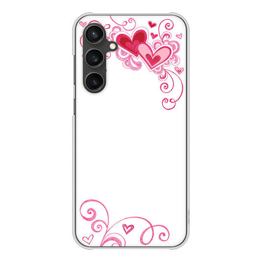 Galaxy S23 FE SCG24 au 高画質仕上げ 背面印刷 ハードケースプリティハート