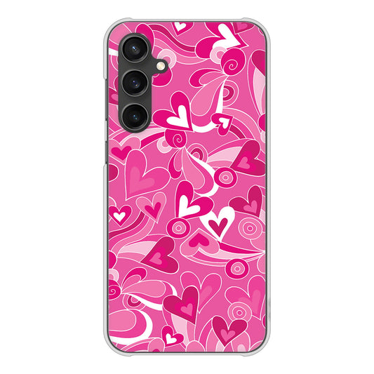 Galaxy S23 FE SCG24 au 高画質仕上げ 背面印刷 ハードケースプリティハート