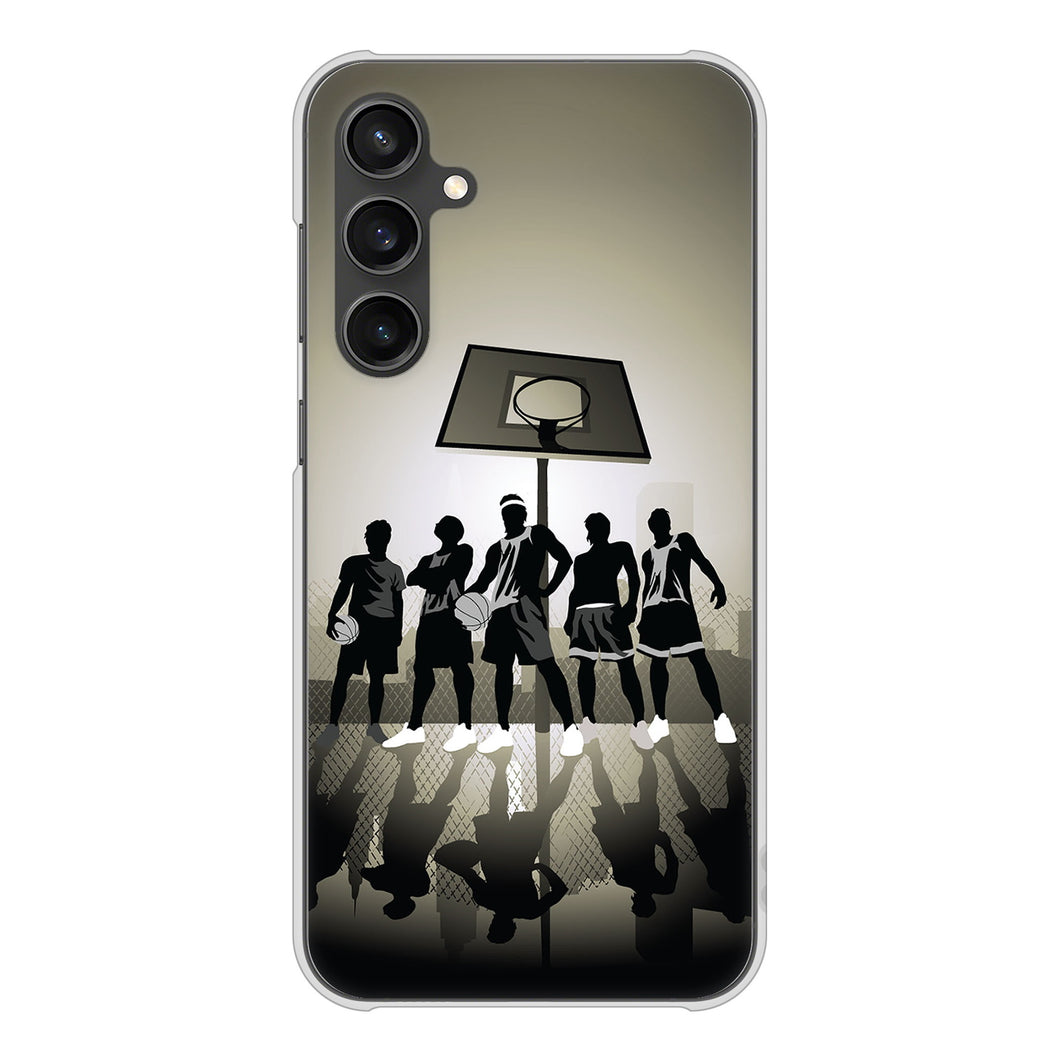 Galaxy S23 FE SCG24 au 高画質仕上げ 背面印刷 ハードケース 【389 クールバスケ】