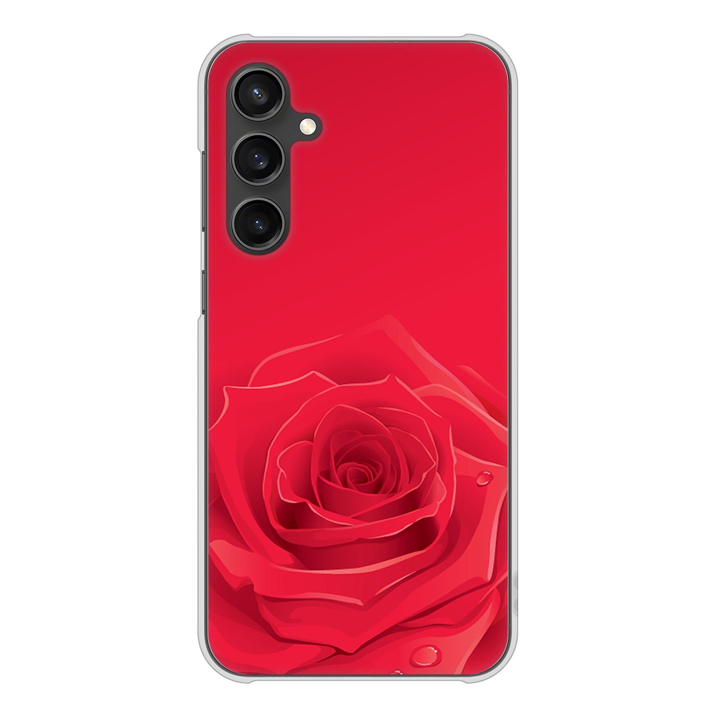 Galaxy S23 FE SCG24 au 高画質仕上げ 背面印刷 ハードケースバラ