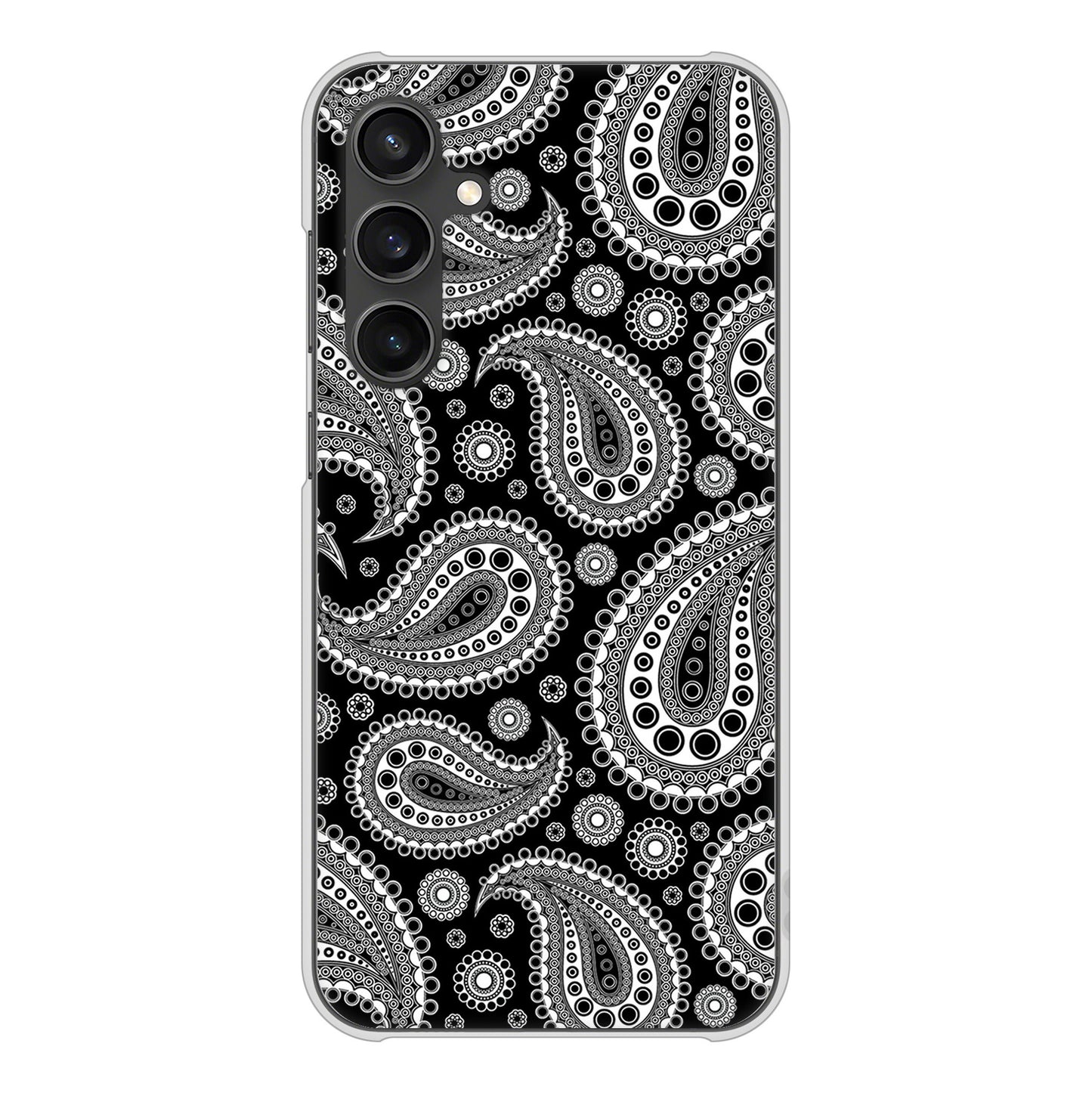 Galaxy S23 FE SCG24 au 高画質仕上げ 背面印刷 ハードケースペイズリー