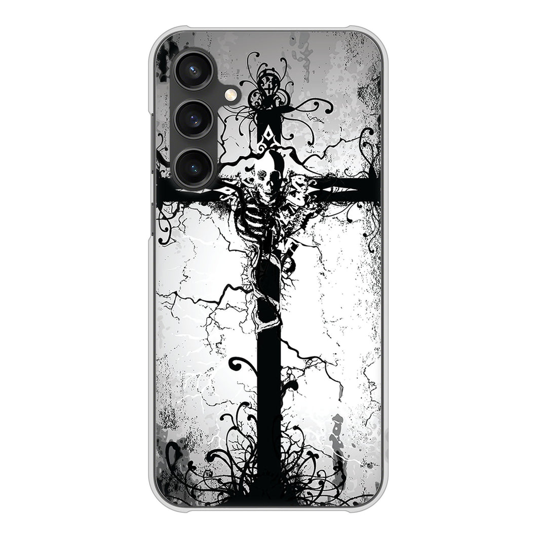 Galaxy S23 FE SCG24 au 高画質仕上げ 背面印刷 ハードケース 【432 張付の骸】