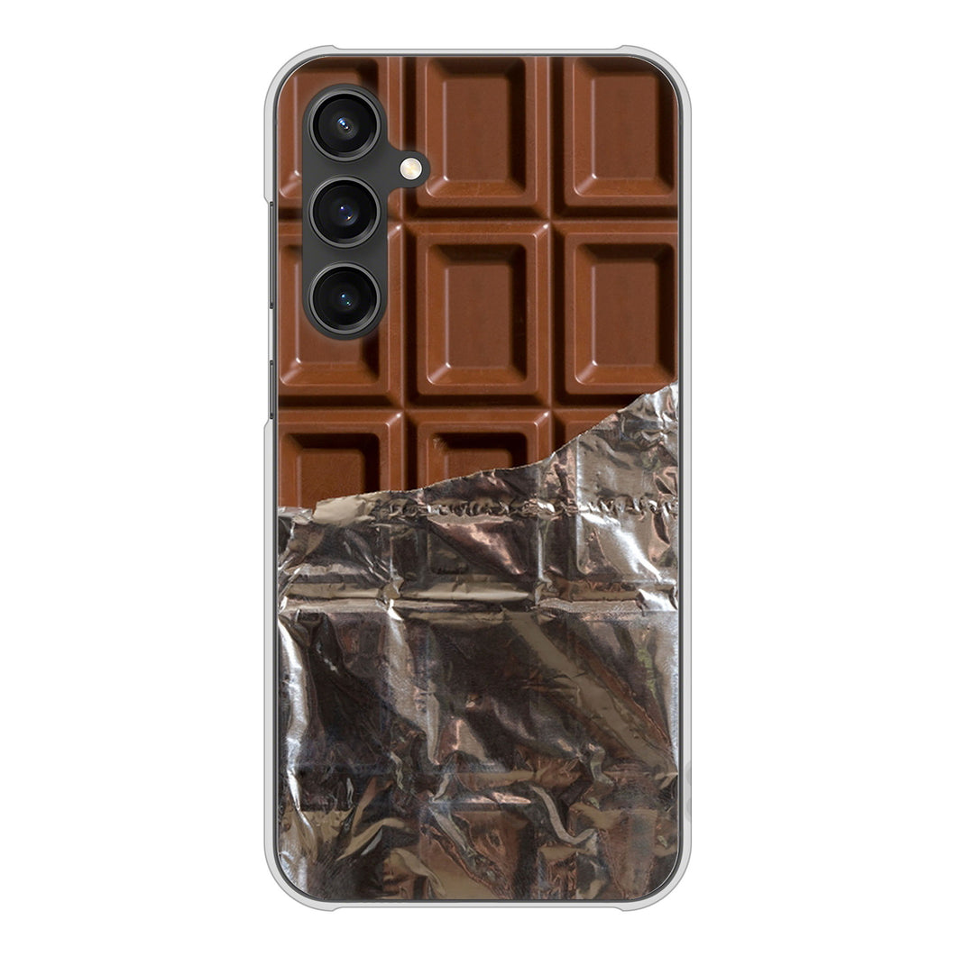 Galaxy S23 FE SCG24 au 高画質仕上げ 背面印刷 ハードケース板チョコ