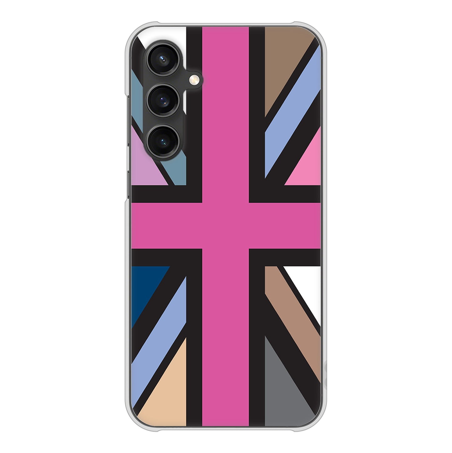 Galaxy S23 FE SCG24 au 高画質仕上げ 背面印刷 ハードケースユニオンジャック