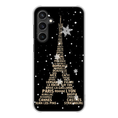 Galaxy S23 FE SCG24 au 高画質仕上げ 背面印刷 ハードケースエッフェル塔