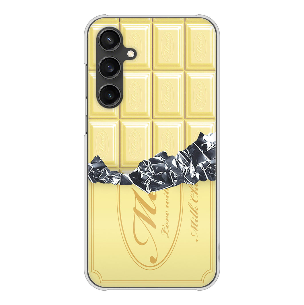 Galaxy S23 FE SCG24 au 高画質仕上げ 背面印刷 ハードケース板チョコ