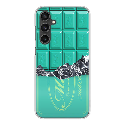 Galaxy S23 FE SCG24 au 高画質仕上げ 背面印刷 ハードケース板チョコ