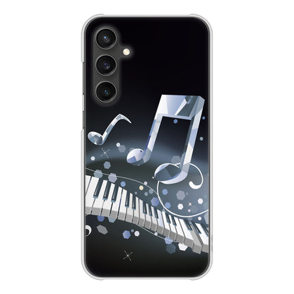 Galaxy S23 FE SCG24 au 高画質仕上げ 背面印刷 ハードケース音符