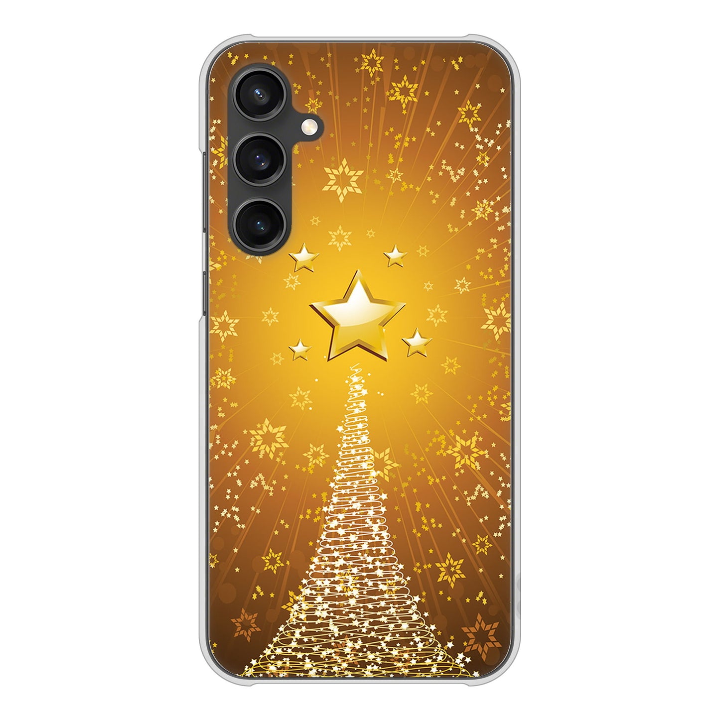 Galaxy S23 FE SCG24 au 高画質仕上げ 背面印刷 ハードケースクリスマス