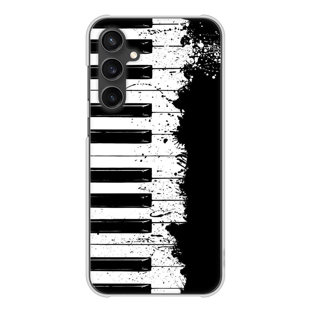 Galaxy S23 FE SCG24 au 高画質仕上げ 背面印刷 ハードケースピアノ