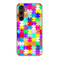 Galaxy S23 FE SCG24 au 高画質仕上げ 背面印刷 ハードケース 【727 カラフルパズル】