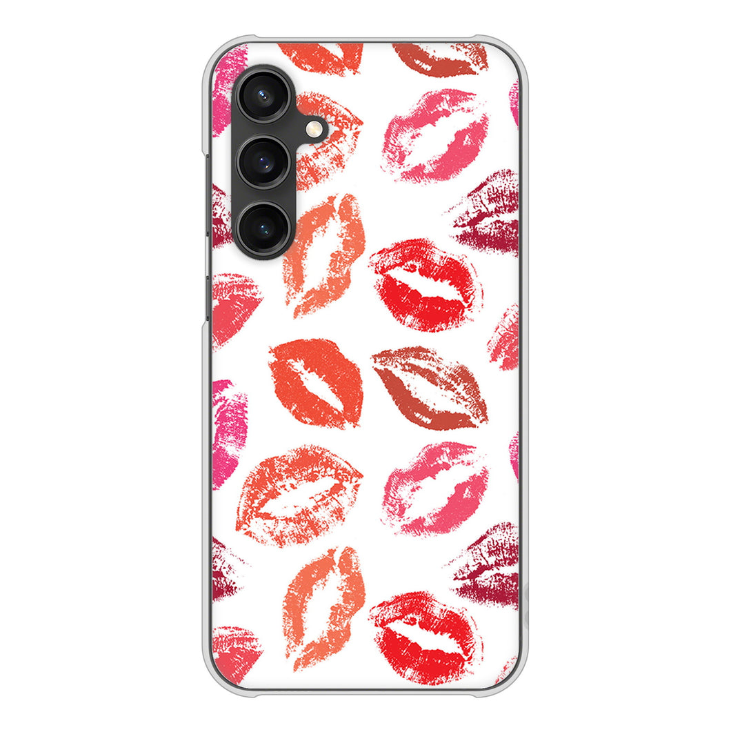 Galaxy S23 FE SCG24 au 高画質仕上げ 背面印刷 ハードケース 【734 キスkissキス】