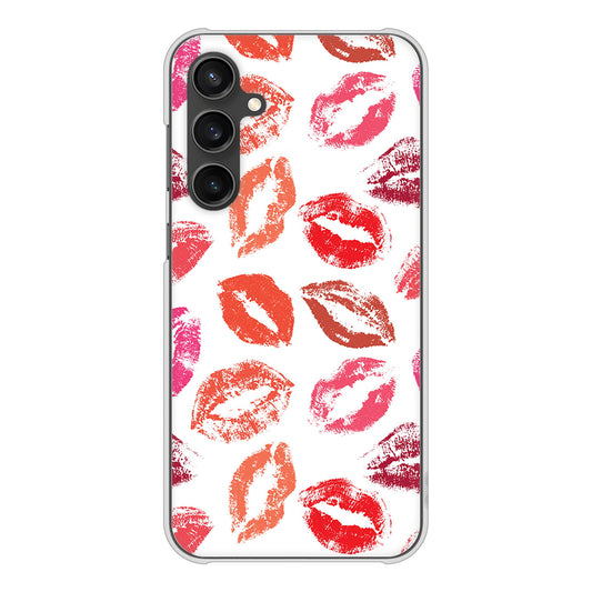 Galaxy S23 FE SCG24 au 高画質仕上げ 背面印刷 ハードケース 【734 キスkissキス】