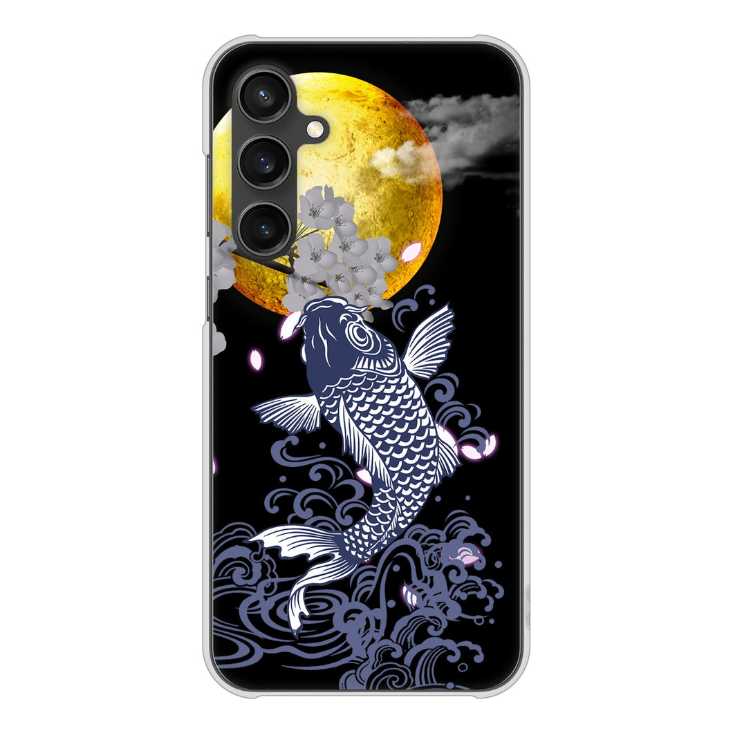 Galaxy S23 FE SCG24 au 高画質仕上げ 背面印刷 ハードケース鯉