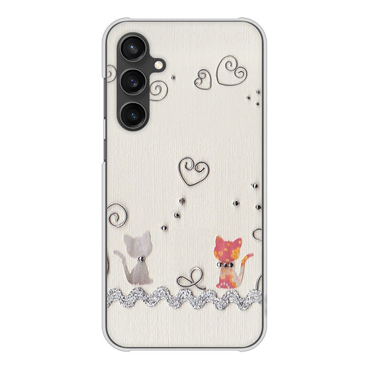 Galaxy S23 FE SCG24 au 高画質仕上げ 背面印刷 ハードケースクラフト写真ネコ