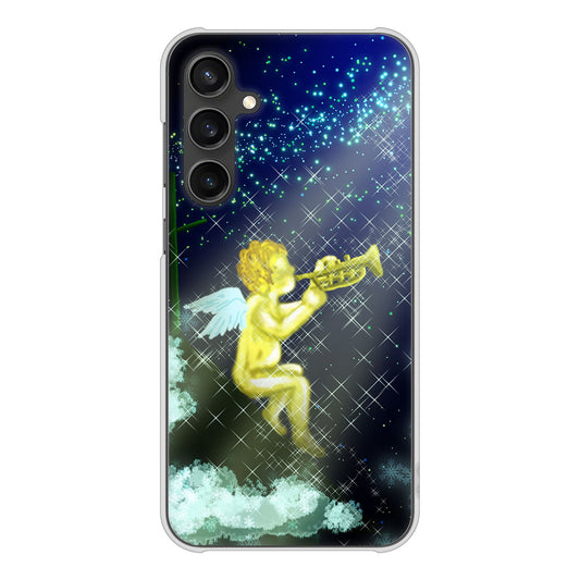 Galaxy S23 FE SCG24 au 高画質仕上げ 背面印刷 ハードケース 【1248 天使の演奏】