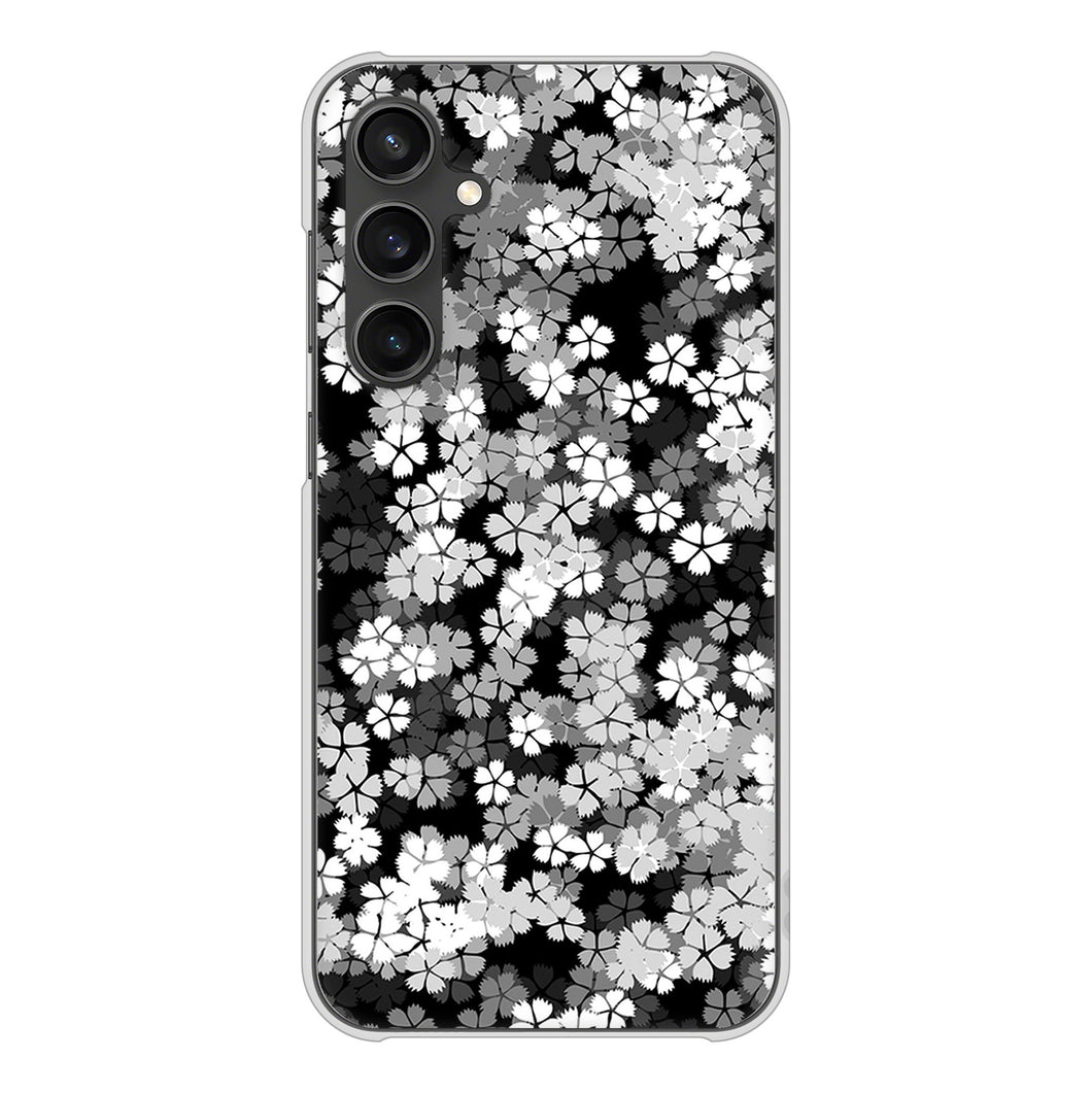 Galaxy S23 FE SCG24 au 高画質仕上げ 背面印刷 ハードケース 【1332 夜桜】