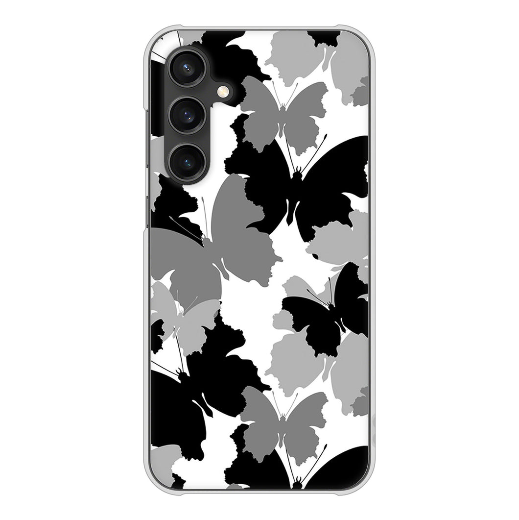 Galaxy S23 FE SCG24 au 高画質仕上げ 背面印刷 ハードケース 【1336 夜の蝶】