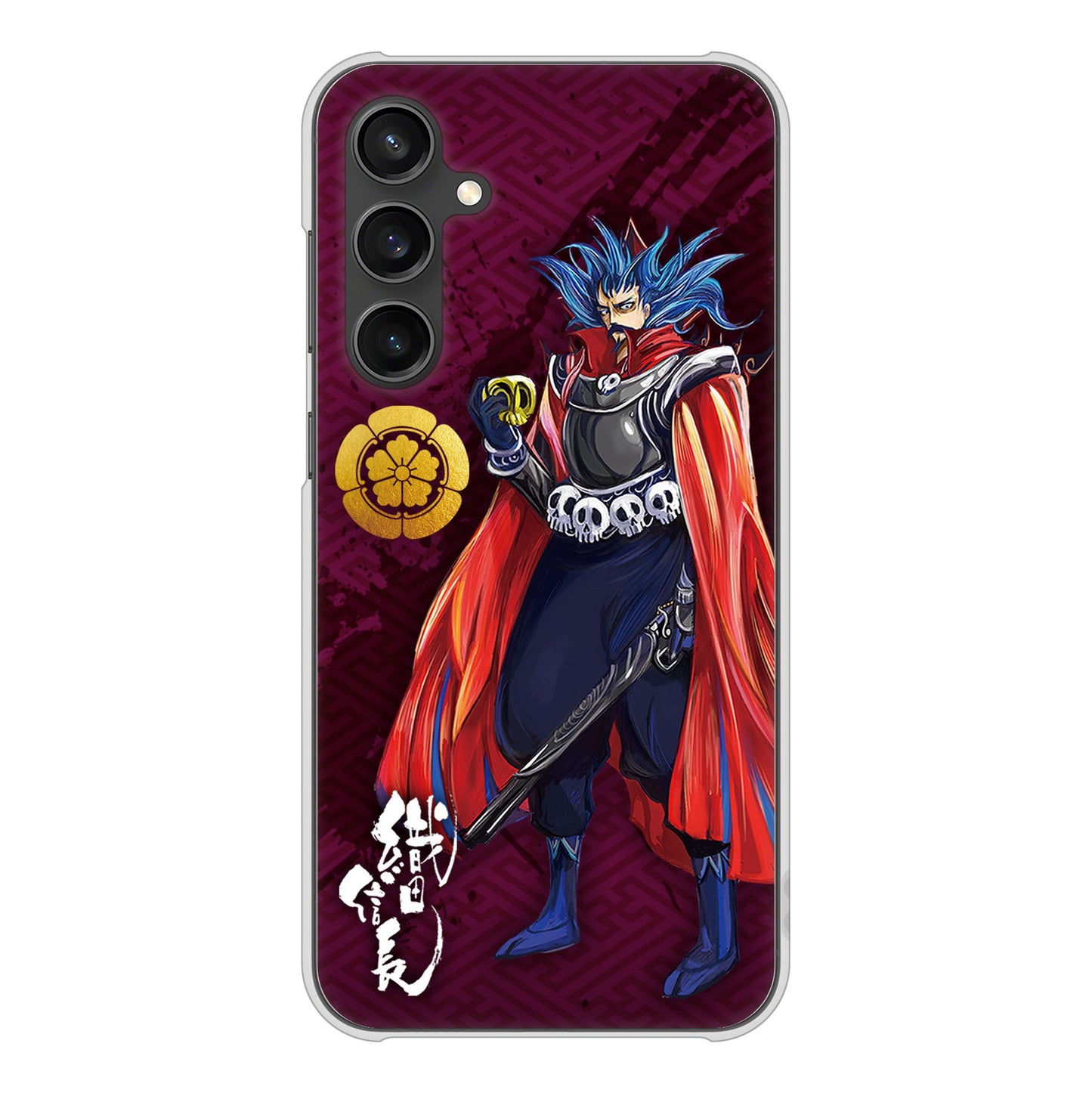 Galaxy S23 FE SCG24 au 高画質仕上げ 背面印刷 ハードケース家紋