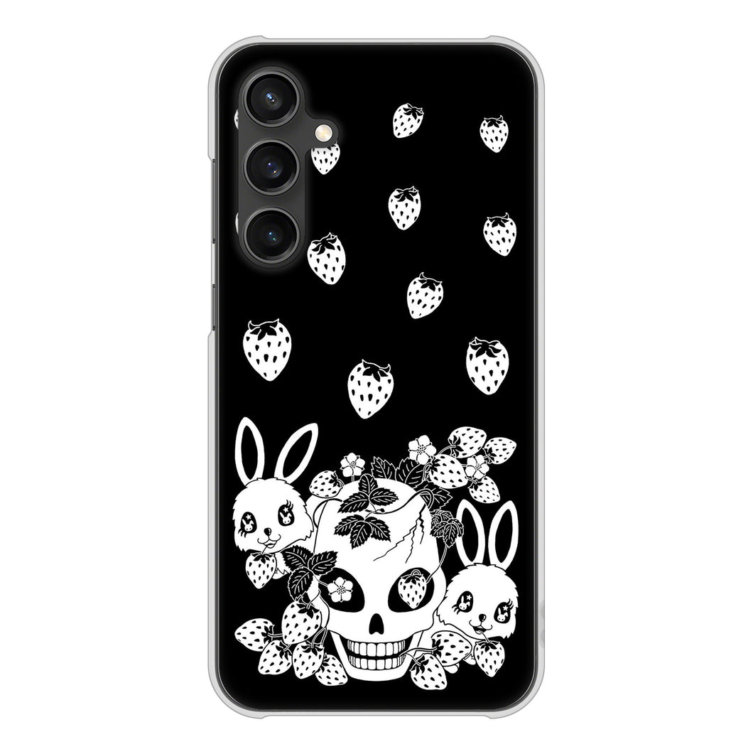 Galaxy S23 FE SCG24 au 高画質仕上げ 背面印刷 ハードケースむかいあぐる 苺兎