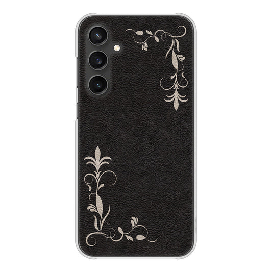 Galaxy S23 FE SCG24 au 高画質仕上げ 背面印刷 ハードケース 【EK825 レザー風グラスフレーム】