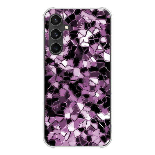 Galaxy S23 FE SCG24 au 高画質仕上げ 背面印刷 ハードケース 【EK837 テクニカルミラーパープル】