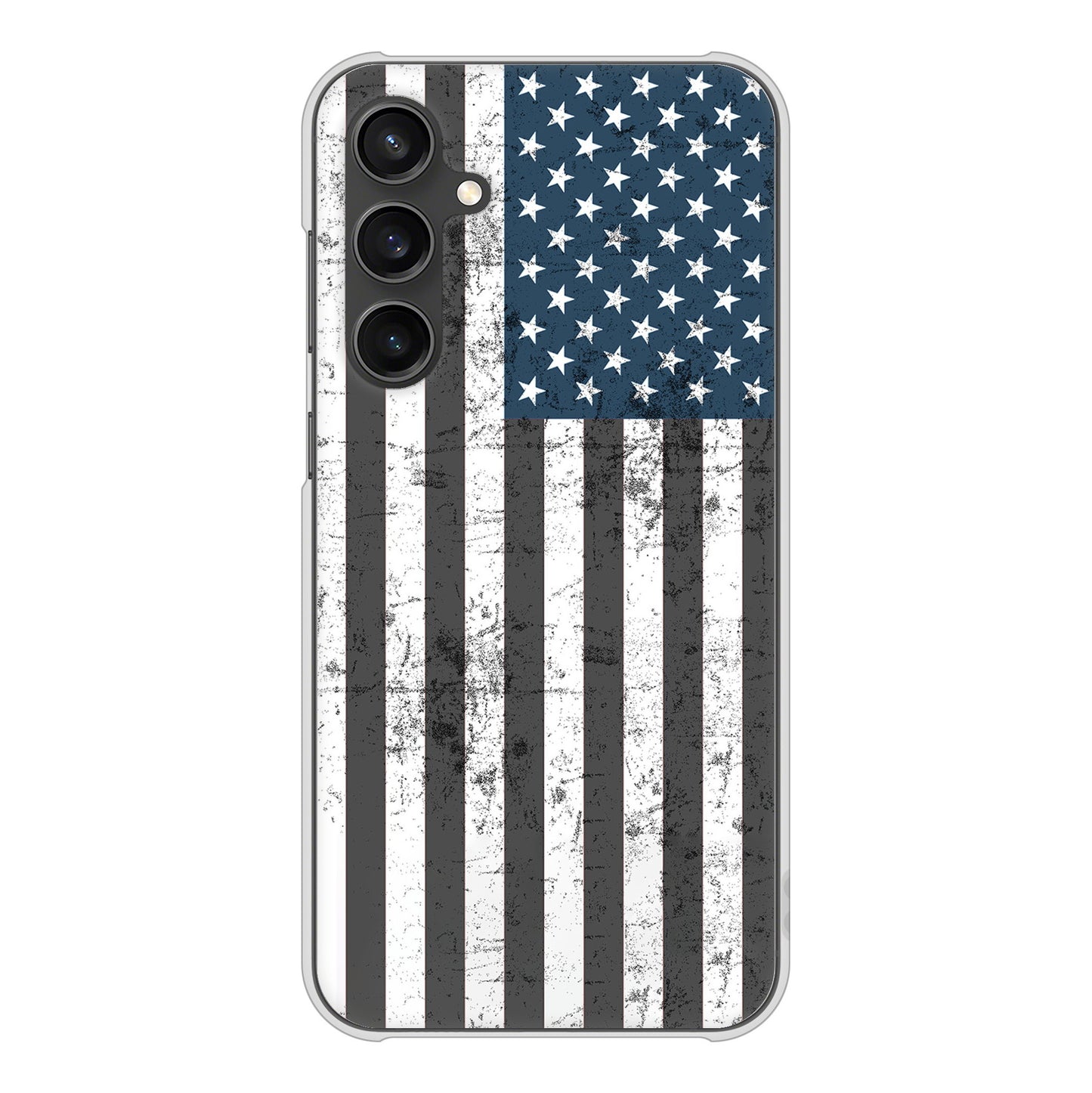 Galaxy S23 FE SCG24 au 高画質仕上げ 背面印刷 ハードケース 【EK864 アメリカンフラッグビンテージ】