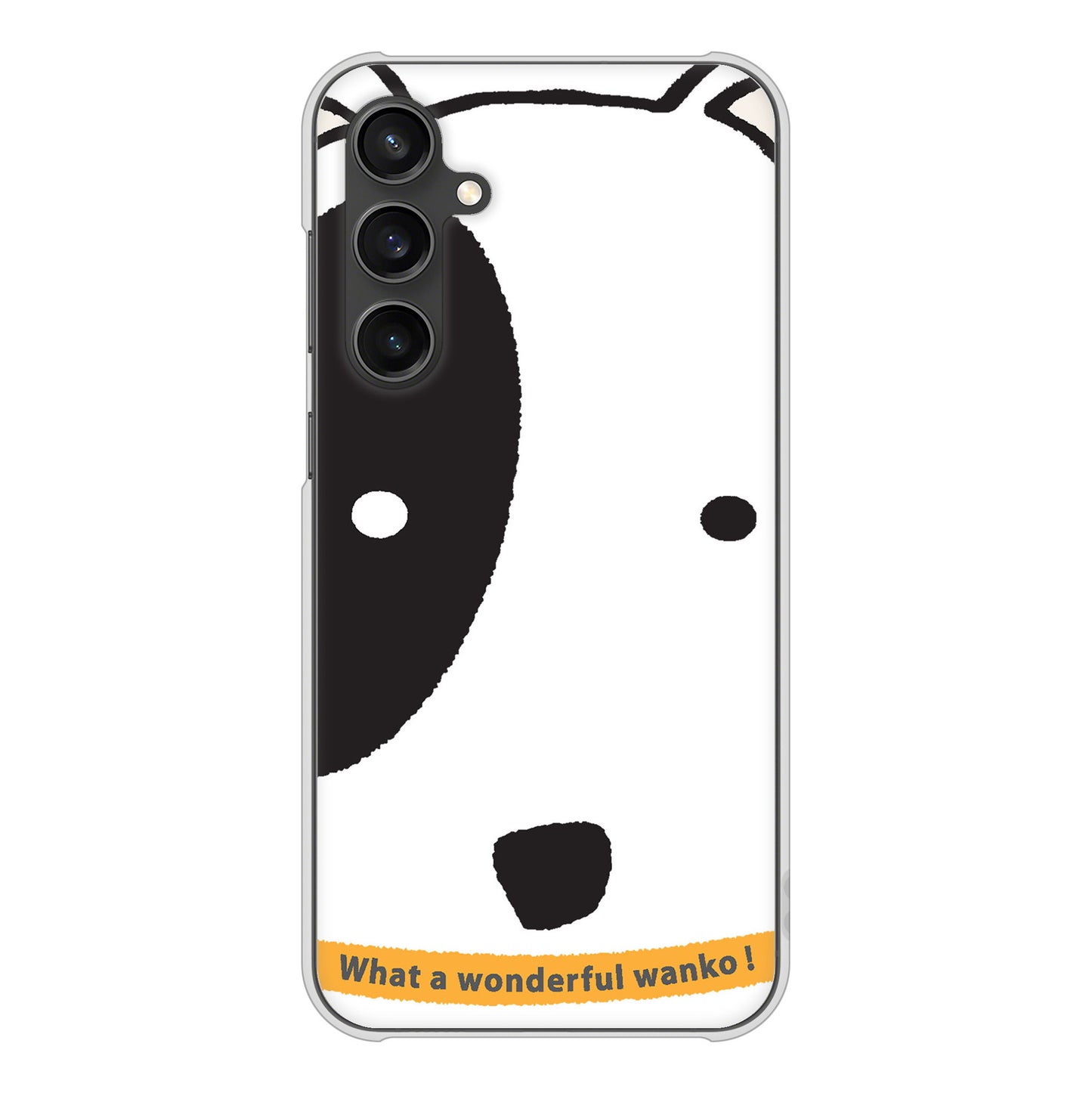 Galaxy S23 FE SCG24 au 高画質仕上げ 背面印刷 ハードケース 【IA800 わんこ】