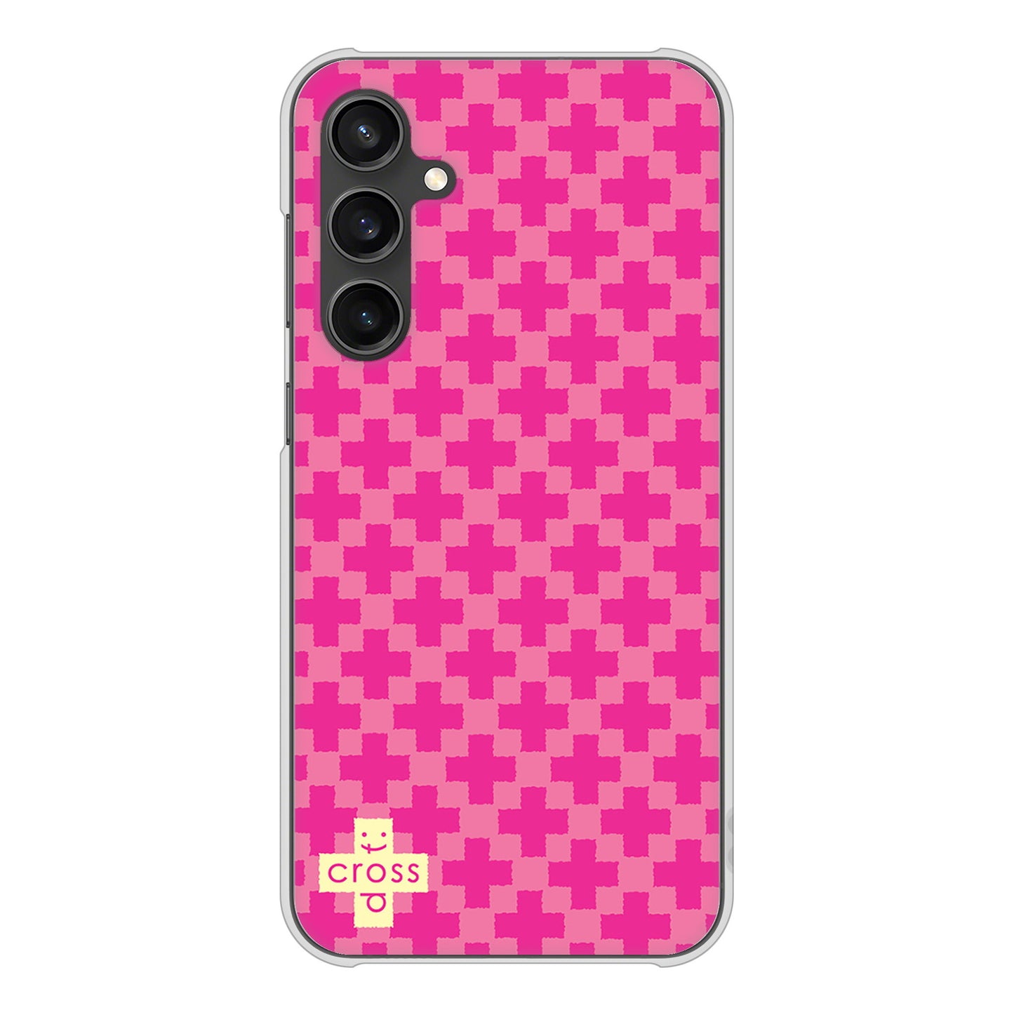 Galaxy S23 FE SCG24 au 高画質仕上げ 背面印刷 ハードケースクロスドット