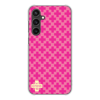 Galaxy S23 FE SCG24 au 高画質仕上げ 背面印刷 ハードケースクロスドット