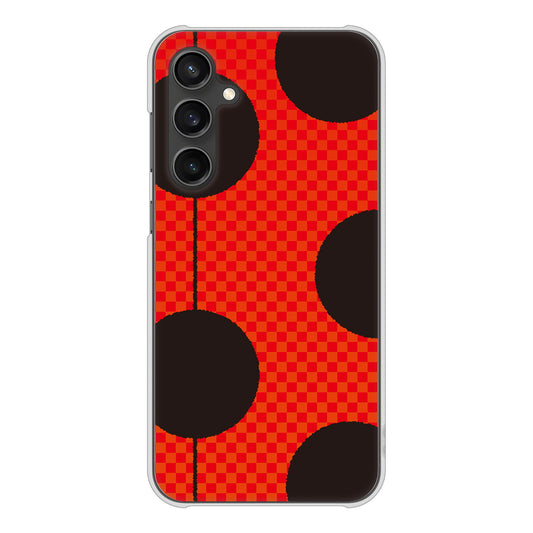 Galaxy S23 FE SCG24 au 高画質仕上げ 背面印刷 ハードケース 【IB906 てんとうむしのシンプル】