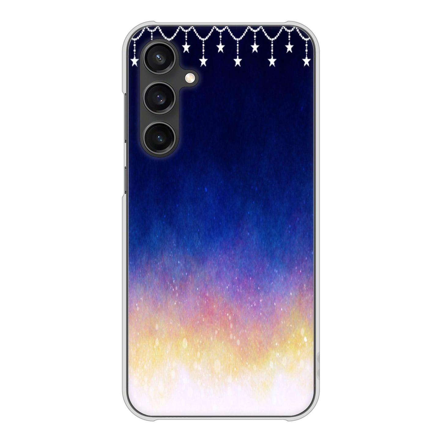 Galaxy S23 FE SCG24 au 高画質仕上げ 背面印刷 ハードケース 【MI803 冬の夜空】