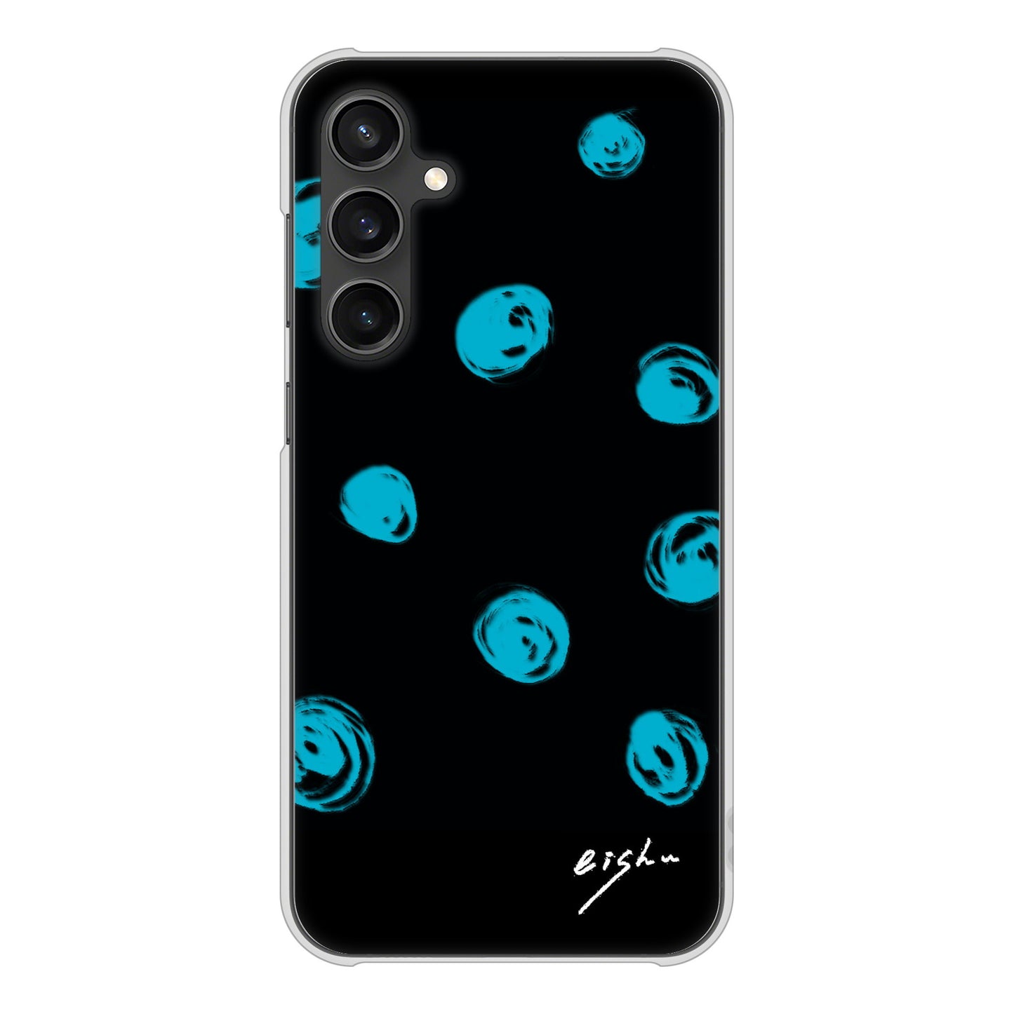 Galaxy S23 FE SCG24 au 高画質仕上げ 背面印刷 ハードケース大野詠舟 手描きシンプル