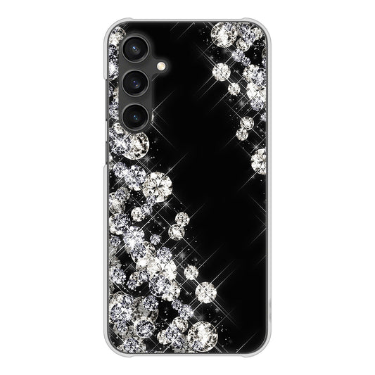 Galaxy S23 FE SCG24 au 高画質仕上げ 背面印刷 ハードケース 【VA871 ダイヤモンドフレーム】