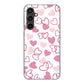 Galaxy S23 FE SCG24 au 高画質仕上げ 背面印刷 ハードケースハートがいっぱい