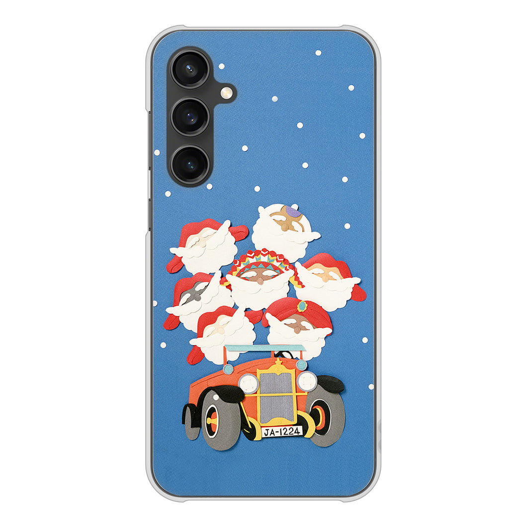 Galaxy S23 FE SCG24 au 高画質仕上げ 背面印刷 ハードケースクリスマス