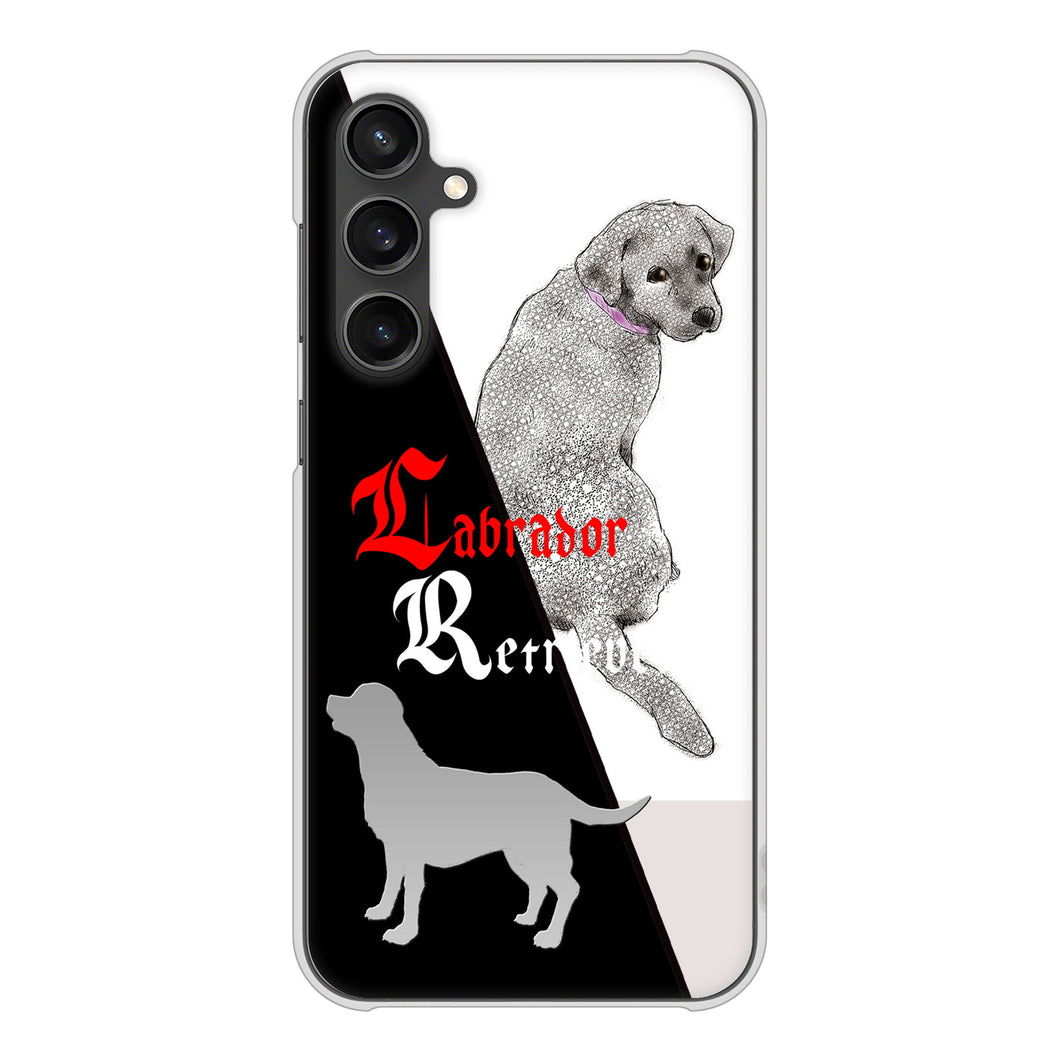 Galaxy S23 FE SCG24 au 高画質仕上げ 背面印刷 ハードケースラブラドールレトリバー