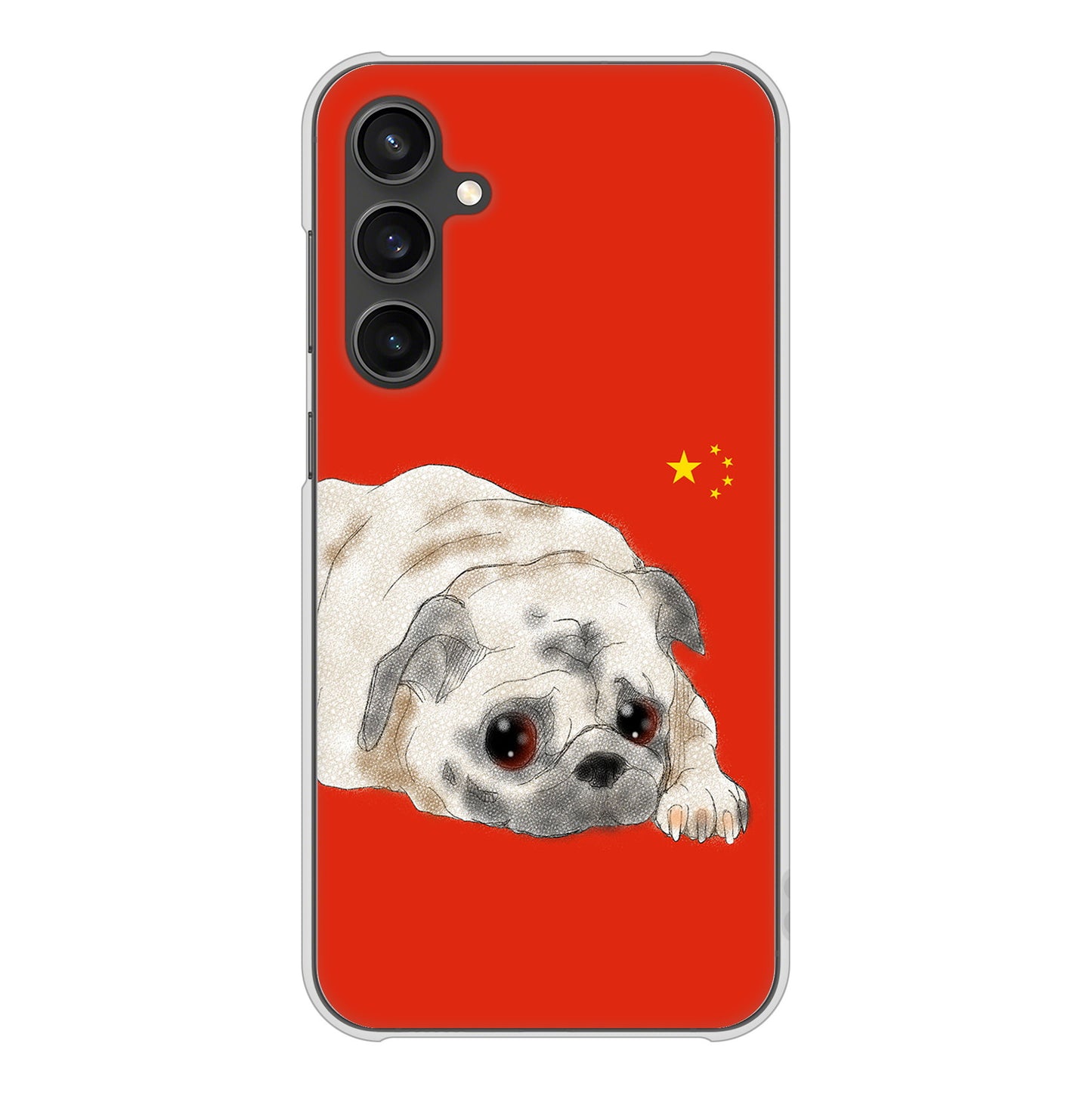 Galaxy S23 FE SCG24 au 高画質仕上げ 背面印刷 ハードケースパグ