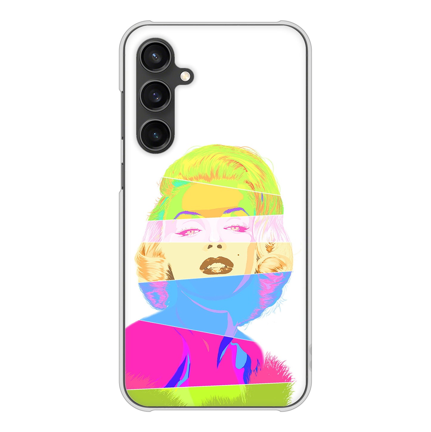 Galaxy S23 FE SCG24 au 高画質仕上げ 背面印刷 ハードケースマリリンモンローデザイン