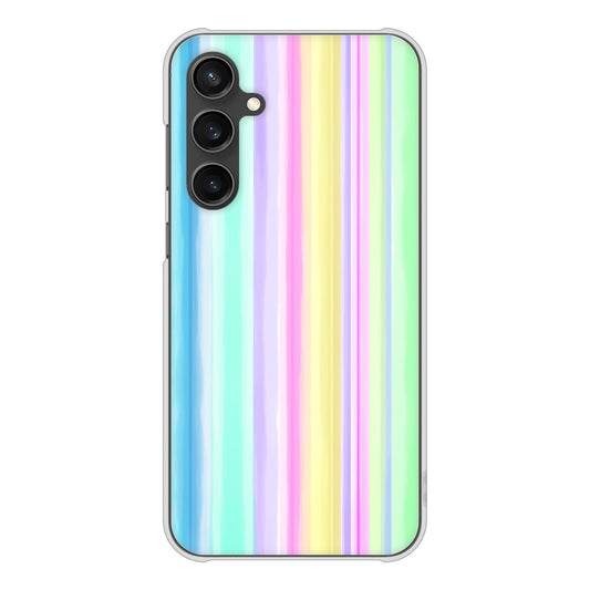 Galaxy S23 FE SCG24 au 高画質仕上げ 背面印刷 ハードケースレインボー
