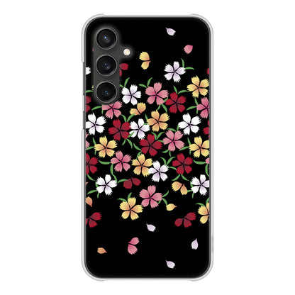 Galaxy S23 FE SCG24 au 高画質仕上げ 背面印刷 ハードケース和花柄