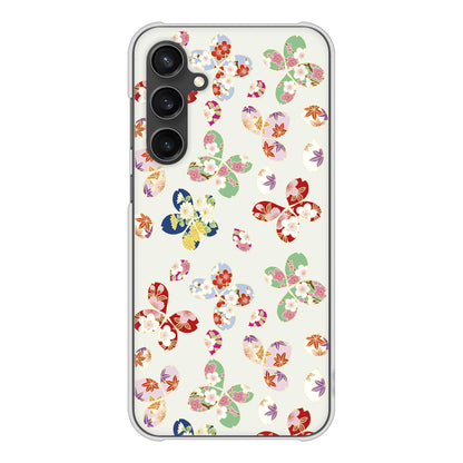 Galaxy S23 FE SCG24 au 高画質仕上げ 背面印刷 ハードケース和花柄